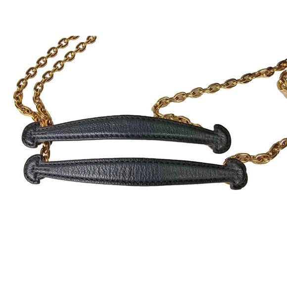 LOUIS VUITTON Vavin PM Black Monogram Empreinte Leather Chain Bag Shoulder EUC - Picture 10 of 16